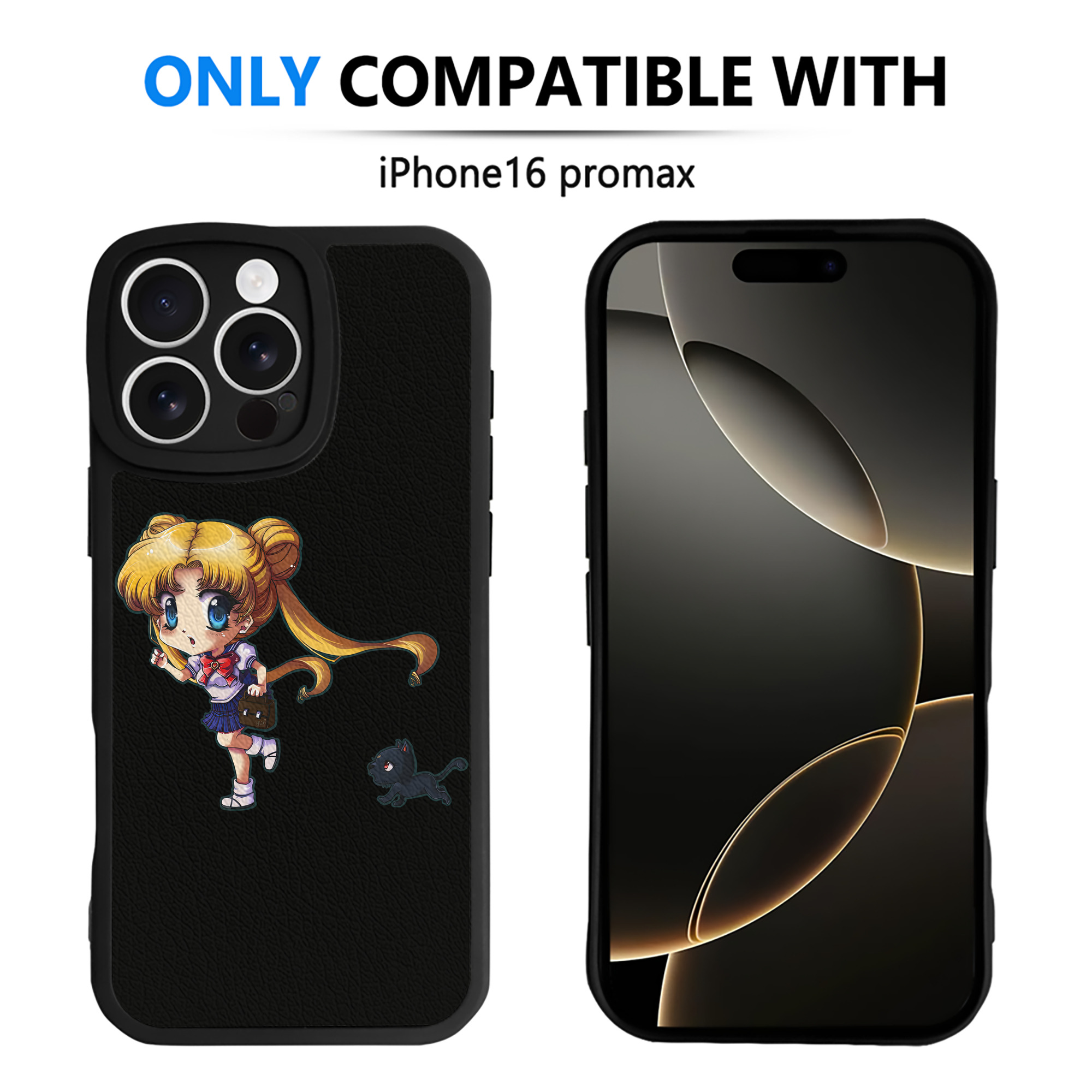 （画像用） 美少女戦士セーラームーン 愛野 美奈子 あいの みなこ Sailor Moon Aino Minako 【iPhone 16シリーズ対応】シリコンスマホケース（レザー調） 材質：シリコン